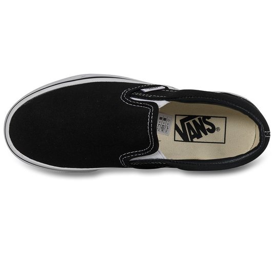 Tênis Vans Slip-On Preto/Branco