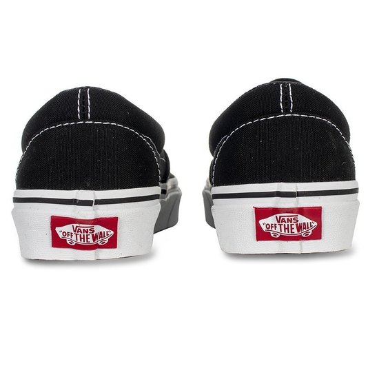 Tênis Vans Slip-On Preto/Branco