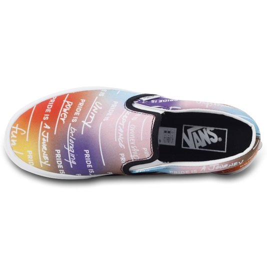 Tênis Vans Slip-On Pride Colorido
