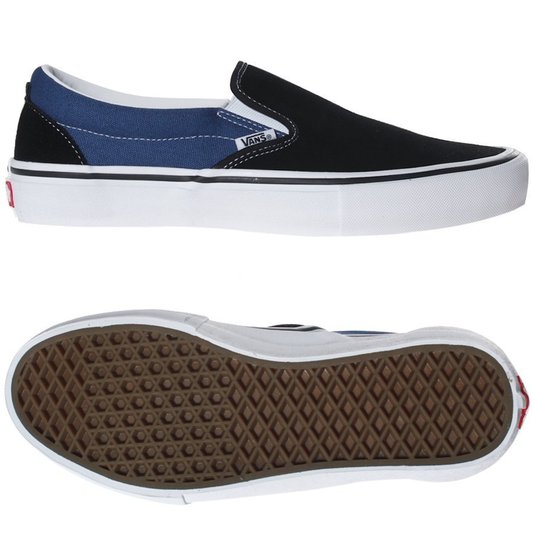 Tênis Vans Slip-On Pro Anti Hero Chris Pfanner Preto/Azul