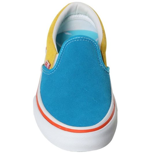 Tênis Vans Slip-On The Simpsons Azul/Amarelo