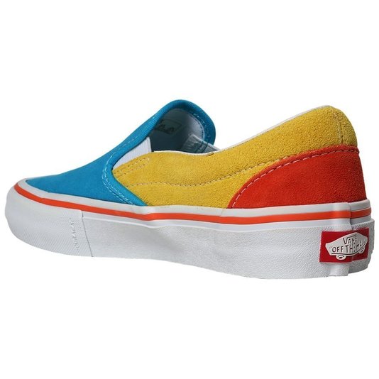 Tênis Vans Slip-On The Simpsons Azul/Amarelo