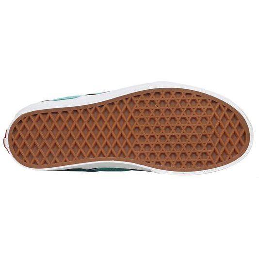 Tênis Vans Slip-On Ua Classic Verde Água/Branco/Preto