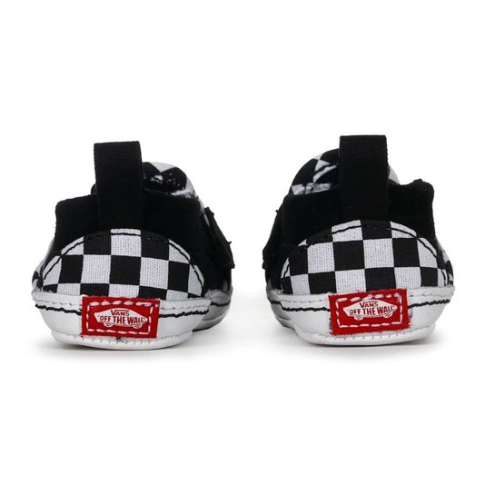 Tênis Vans Slip-On V Crib Preto/Branco
