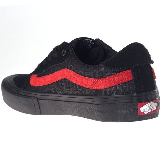 Tênis Vans Style 112 Pro Baker Collab Preto/Vermelho