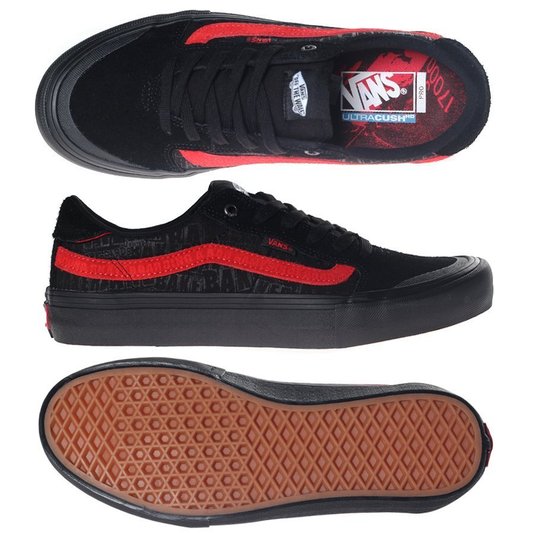 Tênis Vans Style 112 Pro Baker Collab Preto/Vermelho
