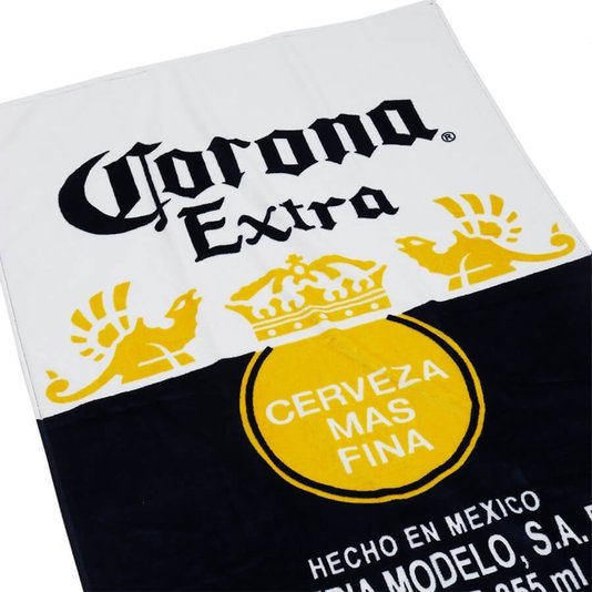 Toalha Corona Classic Branco/Azul/Amarelo