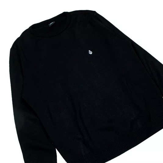 Tricot Volcom Classic Stone Preto