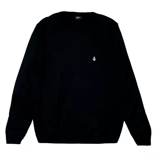 Tricot Volcom Classic Stone Preto