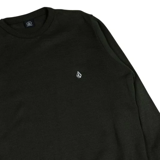 Tricot Volcom Classic Stone Verde Escuro