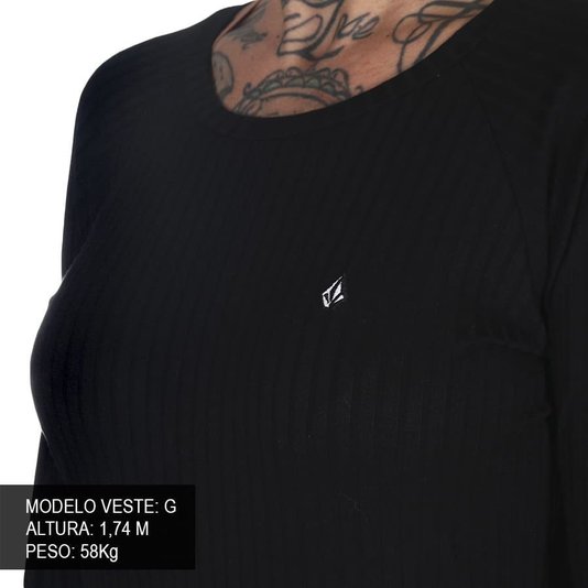 Vestido Volcom Lived Lounge Preto