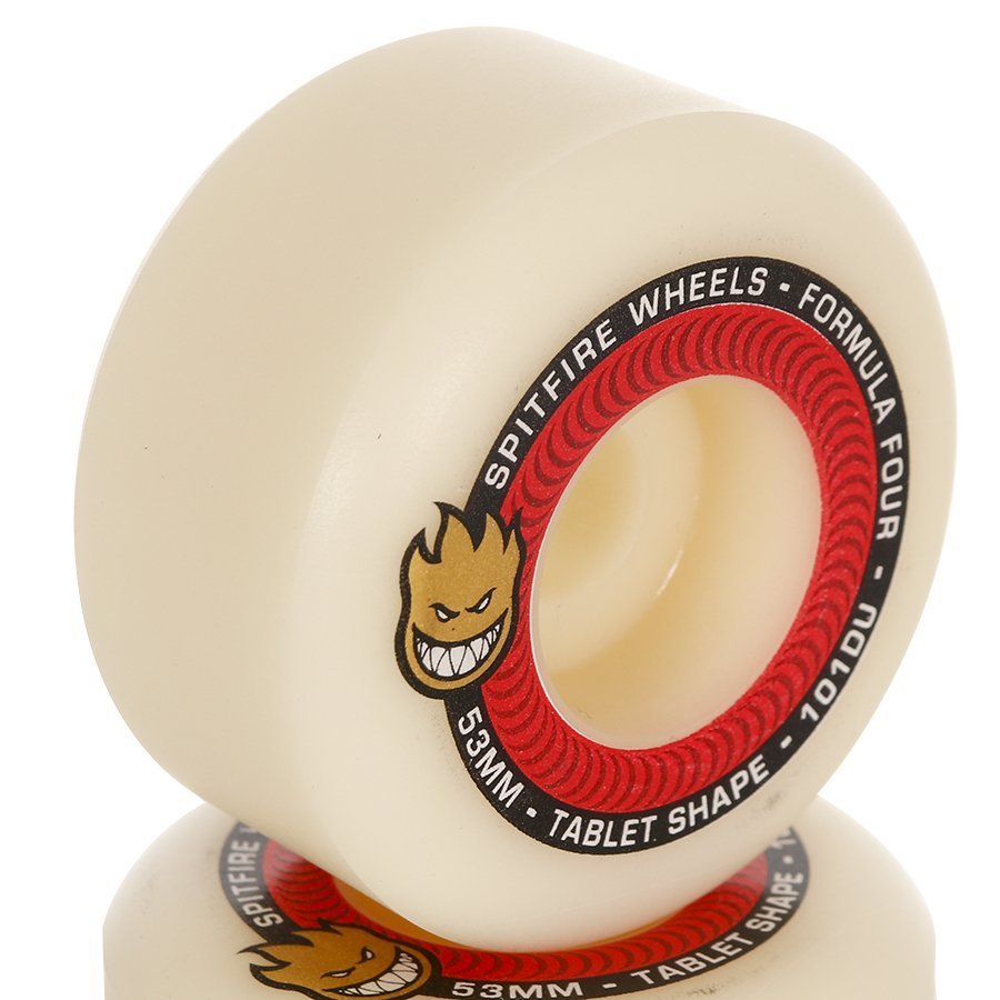 Roda Spitfire Formula Four Tablets 101a Branco/Vermelho - Rock City