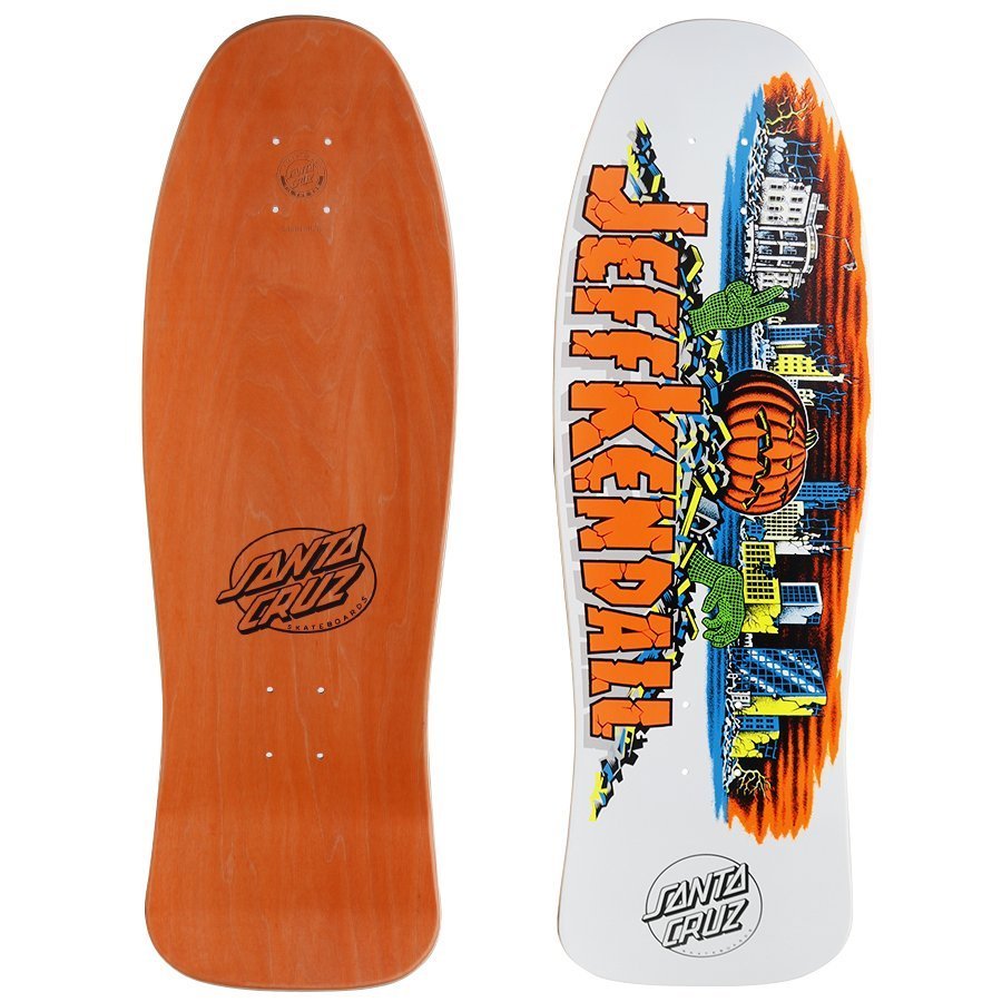 Shape Santa Cruz Kendall Pumpkin Reissue Old School Branco/Laranja