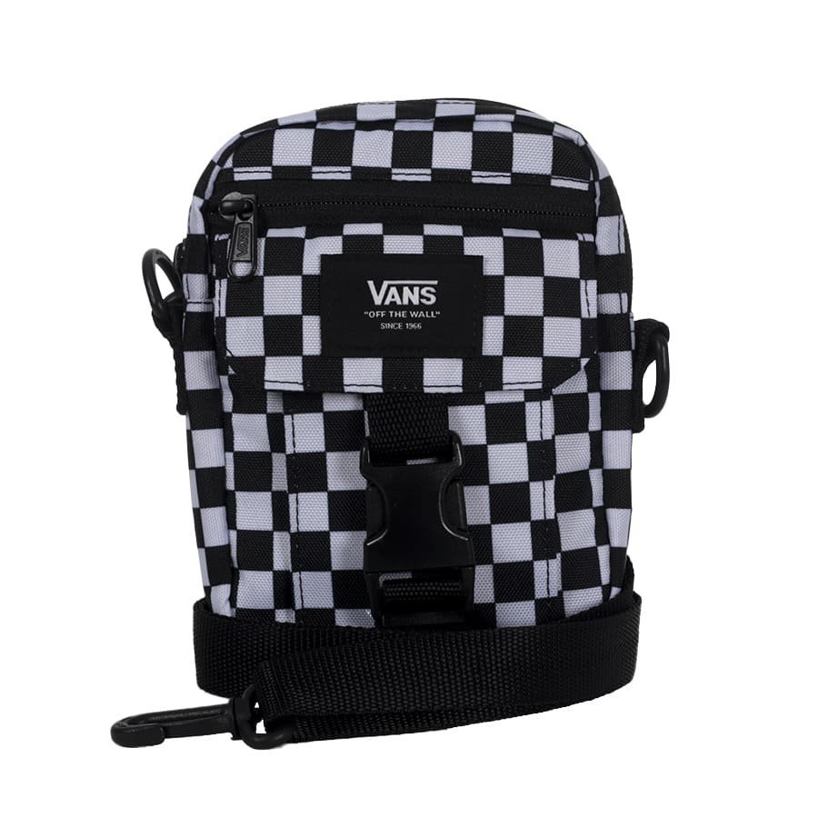 Shoulder Bag Vans New Varsity Checkerboard Preto/Branco Rock City