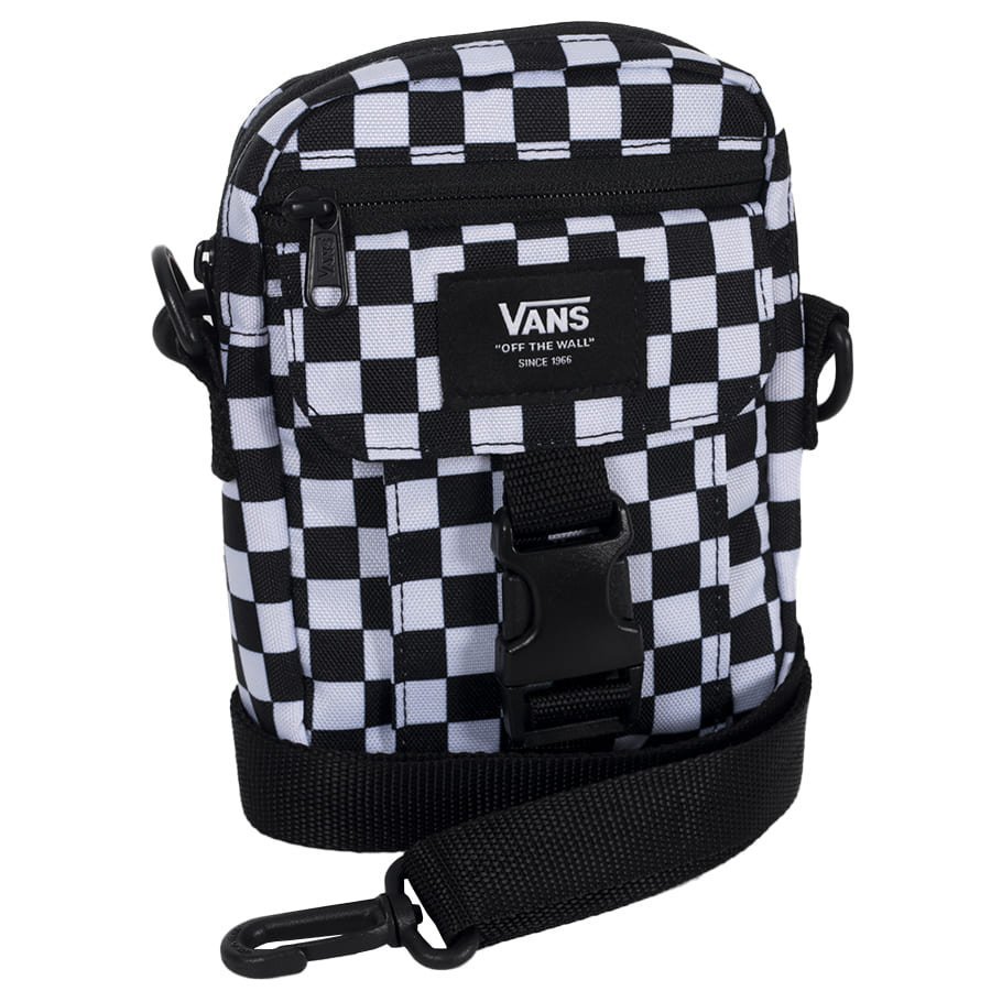 Shoulder Bag Vans New Varsity Checkerboard Preto/Branco - Rock City
