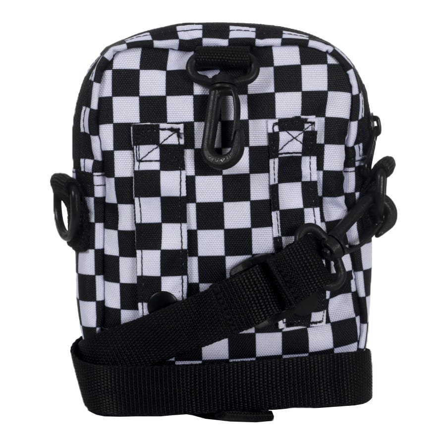 Shoulder Bag Vans New Varsity Checkerboard Preto/Branco - Rock City