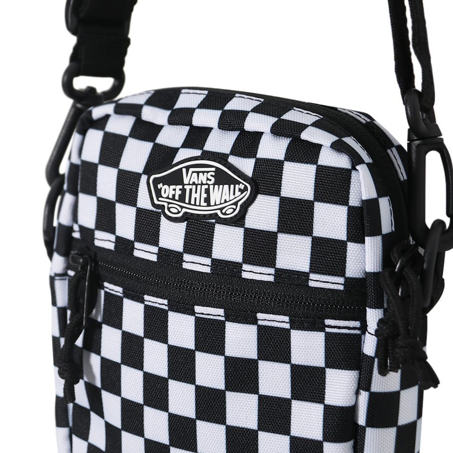 Shoulder Bag Vans Street Ready Ii Checkerboard Preto/Branco Rock City