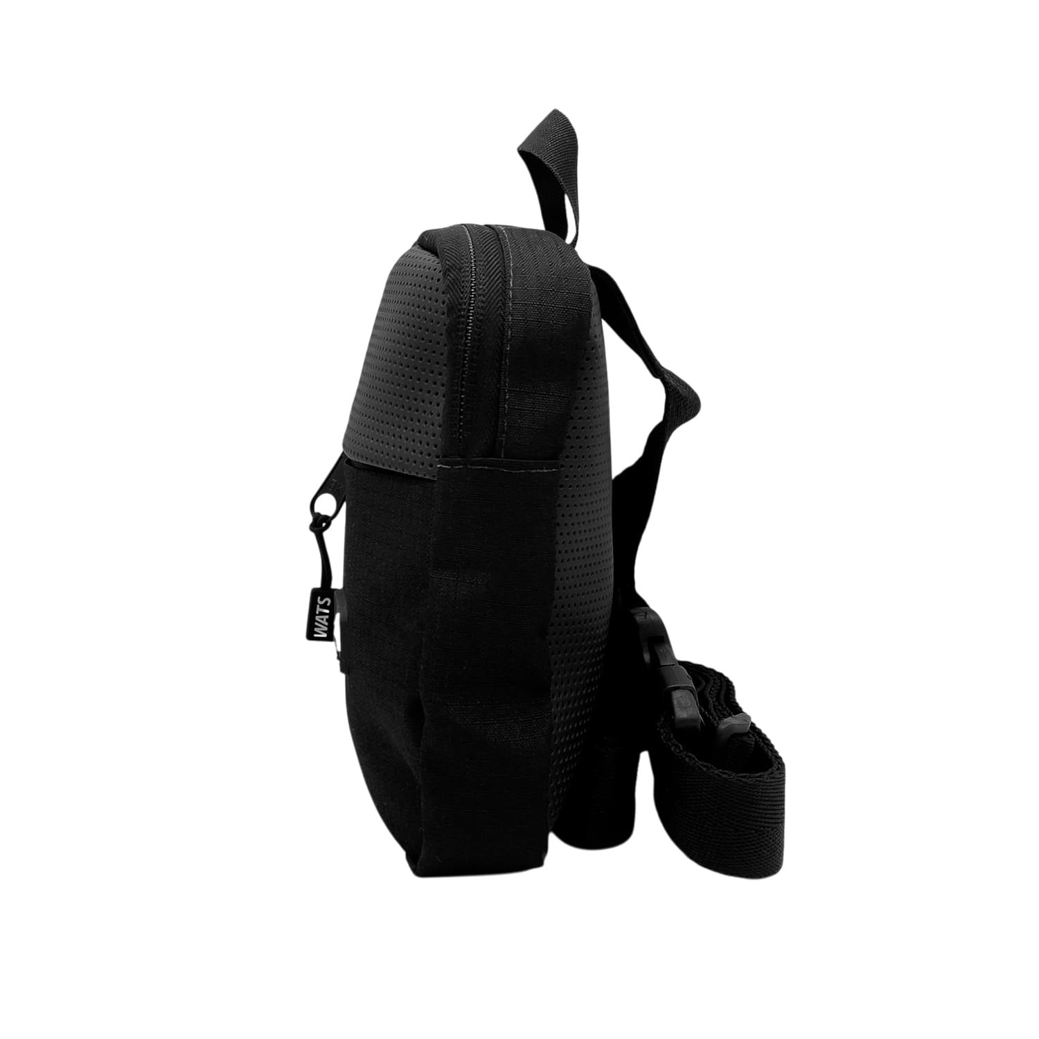 Shoulder Bag Wats Tag Pocket Preto