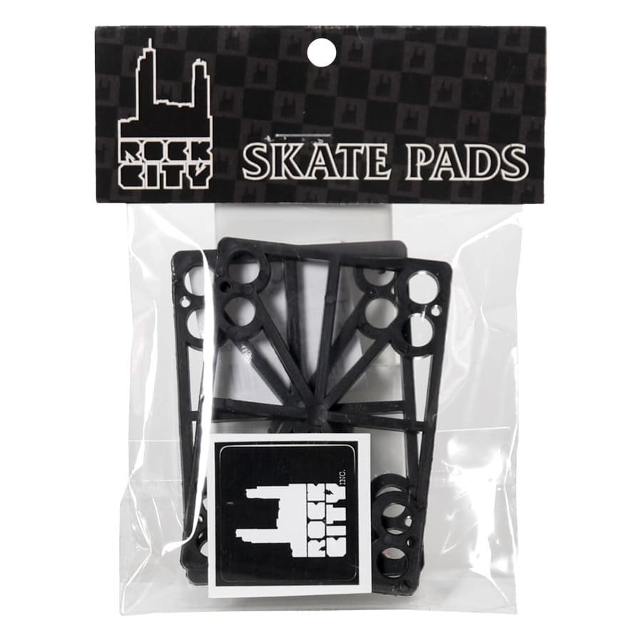 Skate Pads Rock City 5mm Preto Rock City