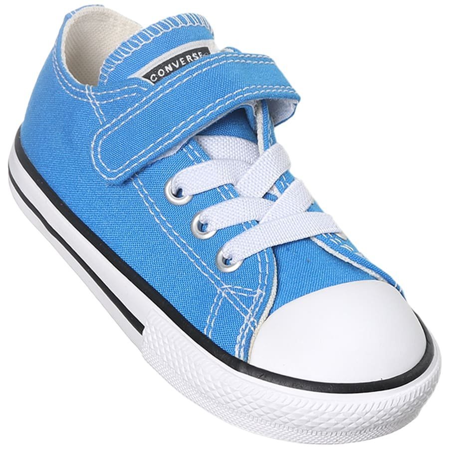 Tênis All Star Infantil Cano Alto Azul e Rosa Converse Azul