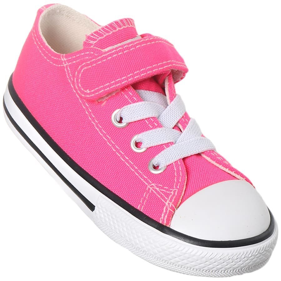 Tênis Infantil Converse All Star Chuck Taylor Cano Alto Branco