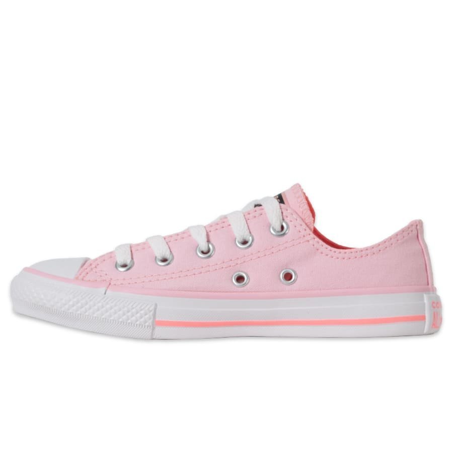 Tênis Converse Chuck Taylor All Star Infantil Rosa Choque/Preto/Branco -  Rock City