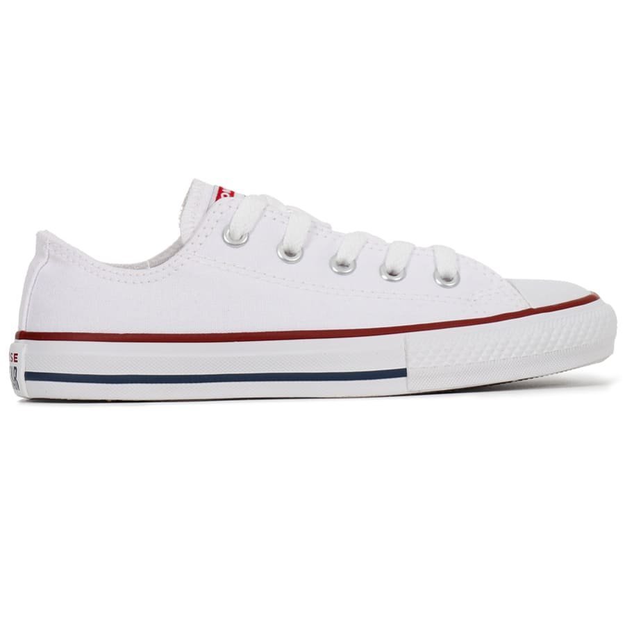 Tênis Converse All Star Chuck Taylor Juvenil Preto e Vermelho