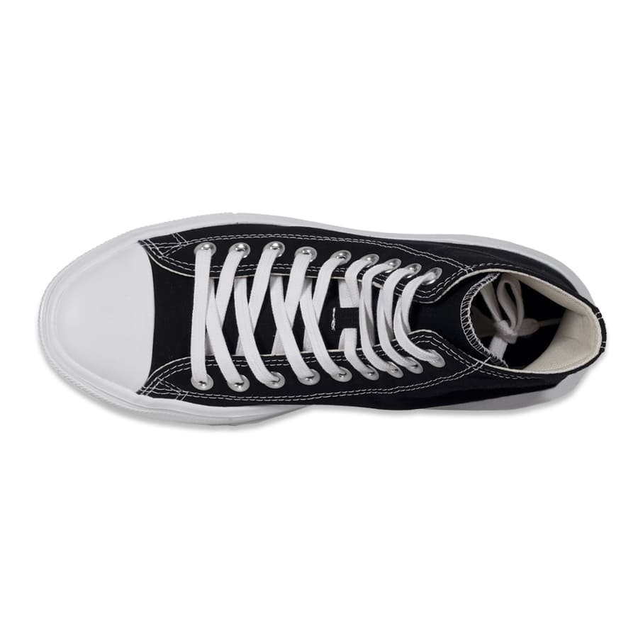 Tênis Converse Chuck Taylor All Star Platform Branco/Preto - Espaco Tenis