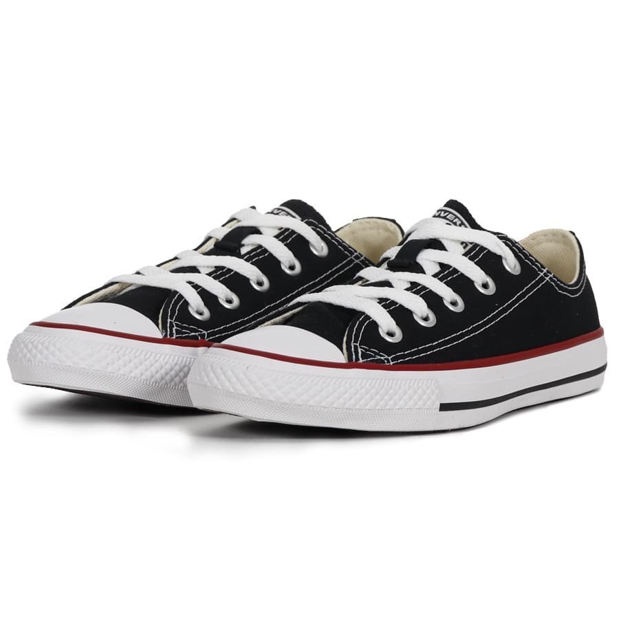 Tênis Converse All Star Chuck Taylor Juvenil Preto e Vermelho