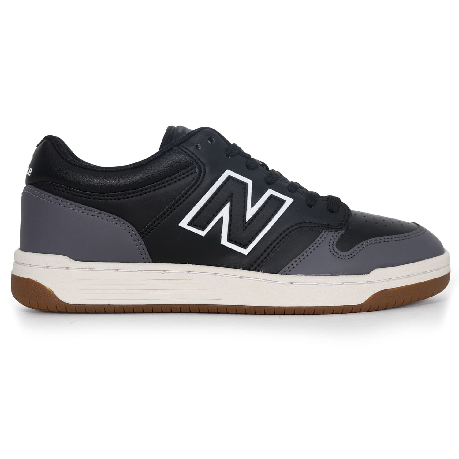 Tenis New Balance Nb 480 Low Preto Cinza Rock City