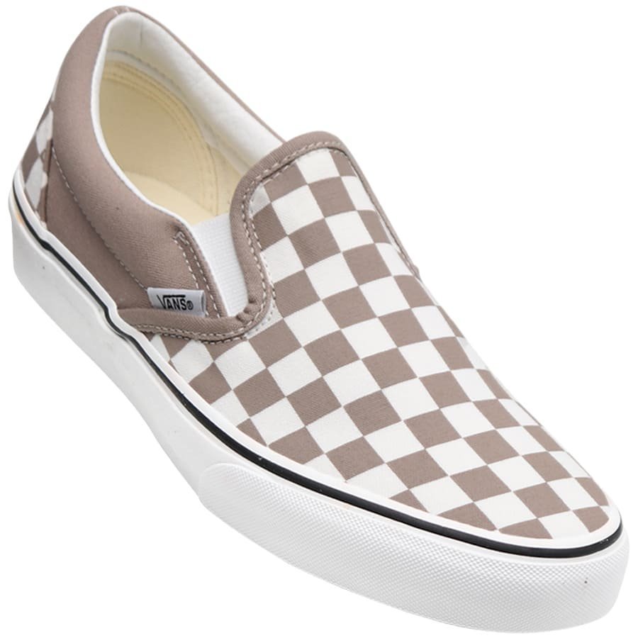 T nis Vans Slip On Classic Branco Bege Rock City