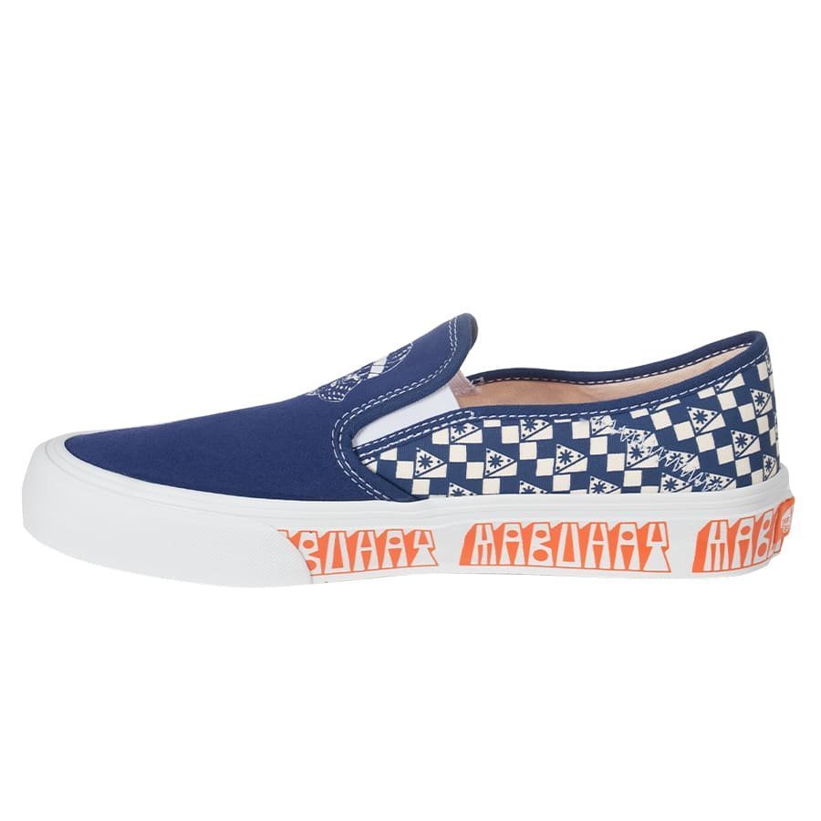 Tênis Vans Slip-On Vr3 Sf Dj Javier Azul/Branco - Rock City Tênis Vans Slip-On Vr3 Sf Dj Javier Azul/Branco - Rock City