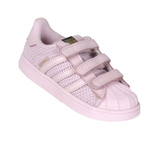 Tenis Adidas Superstar Infantil CF Rosa - Rock City