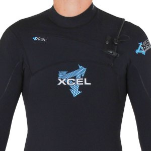 Short John Manga Longa Xcel Zip Infinit Bamboo Recy Preto - Rock City