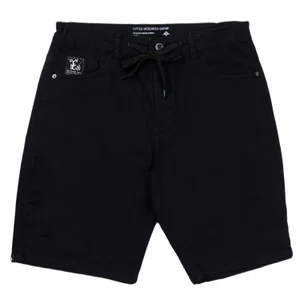 Bermuda Lrg Walk Blackout Denin Preto