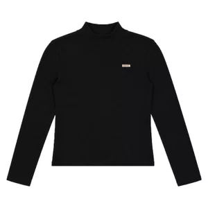 Blusa Child M/L Feminina Label Preto