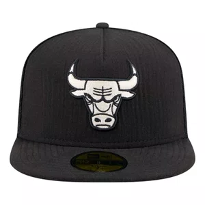 Boné New Era 59fifty Fitted A-Frame Chicago Bulls Preto