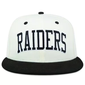 Boné New Era 59fifty Fitted Nfl Las Vegas Raiders Core Off White