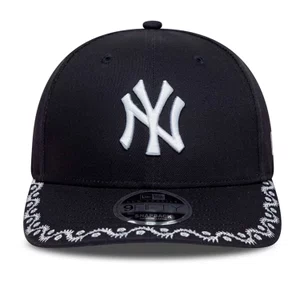 Boné New Era 9fifty Low Profile Ny Yankees Mlb Floral Azul Marinho
