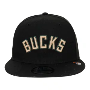 Boné New Era 9fifty Milwaukee Bucks Nba Preto