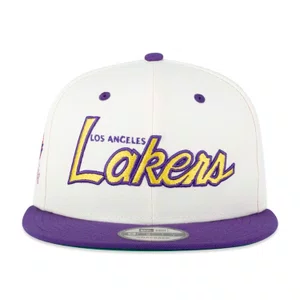 Boné New Era 9fifty Nba Los Angeles Lakers Fanpage Off White
