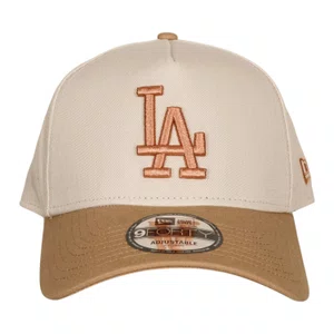Boné New Era 9forty A-Frame Mlb Los Angeles Dodgers Bege/Marrom