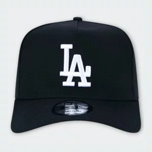 Boné New Era 9Forty A-Frame Snapback Mlb Los Angeles Dodgers Preto