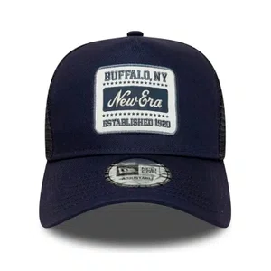 Boné New Era 9forty A-Frame Trucker Booking Program Azul Marinho