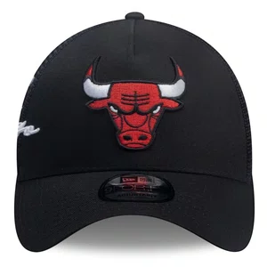 Boné New Era 9forty A-Frame Trucker Chicago Bulls Nba Preto