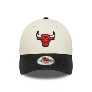 Boné New Era 9forty Chicago Bulls Nba Infantil Bege/Preto