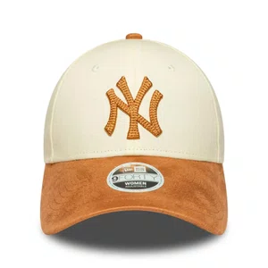 Boné New Era 9forty New York Yankees Mlb Feminino Bege/Marrom