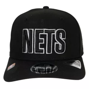 Boné New Era 9seventy Strtch Snap Brooklyn Nets Nba Preto