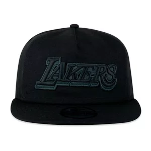 Boné New Era The Golfer Nba Los Angeles Lakers Back To Black Preto