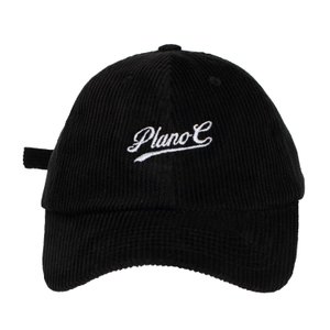 Boné Plano C. 6-Panel Hat Corduroy Preto